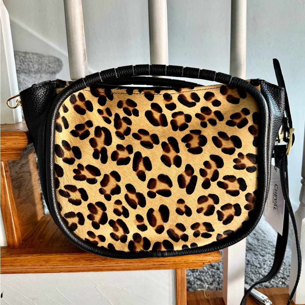 Chevalier Firenze Chic Leopard Print Tote Bag comes with a free designer gift